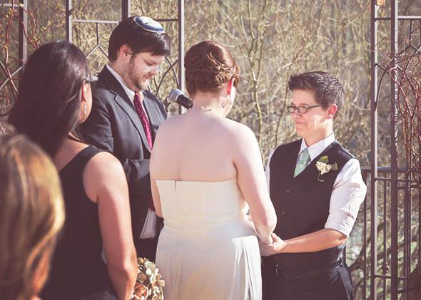 A Jewish lesbian wedding.