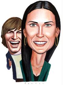 Demi Moore might be pregnant.