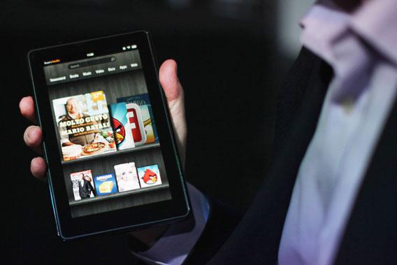 The new Amazon tablet called the Kindle Fire.