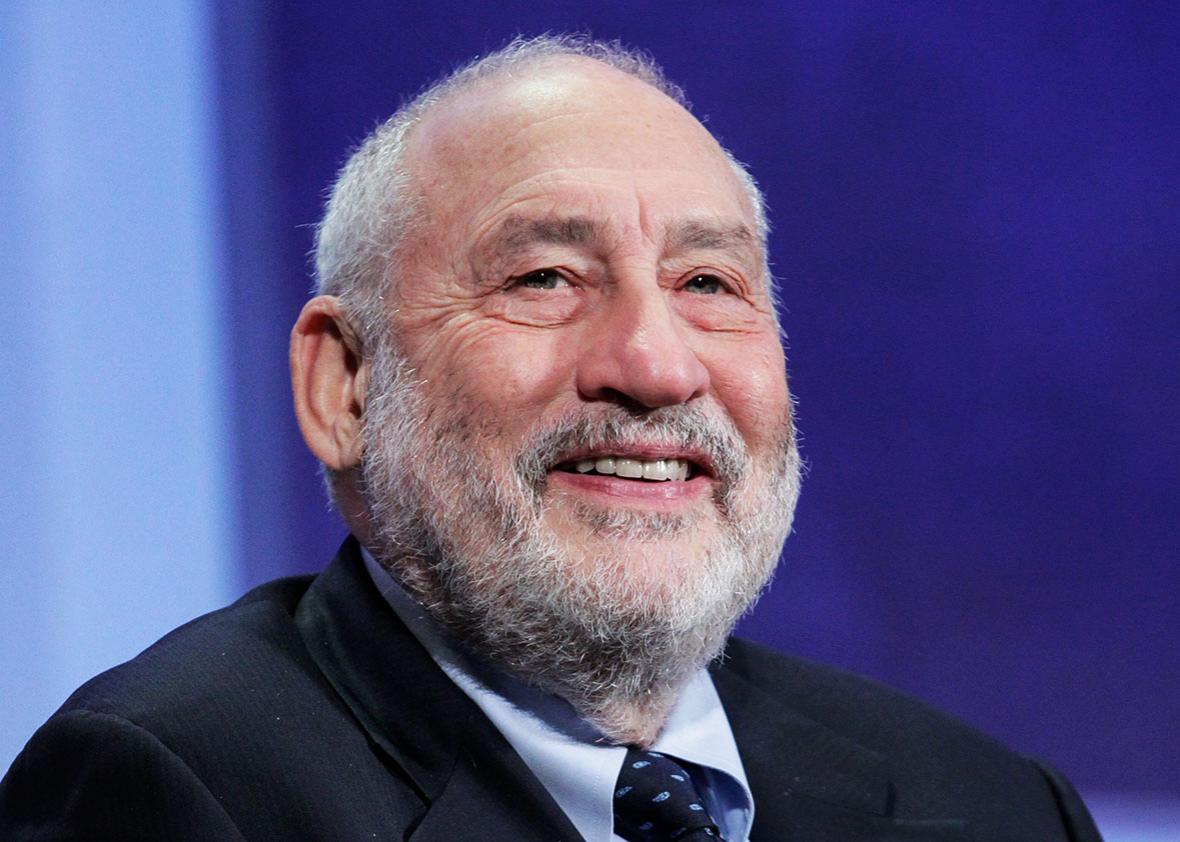 Joseph Stiglitz, Professor, Columbia University speaks on stage at the Escalators of Opportunity session during the third day of the 2015 Clinton Global Initiative's Annual Meeting at the Sheraton New York Hotel & Towers on September 28, 2015 in New York City. 