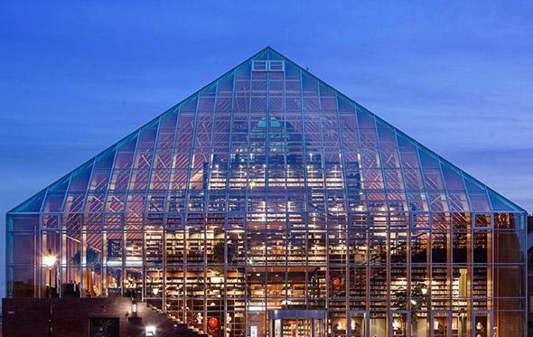 Book Mountain library in The Netherlands.