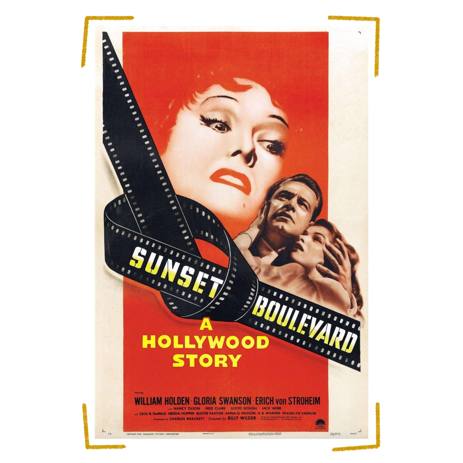 The poster for Sunset Boulevard.