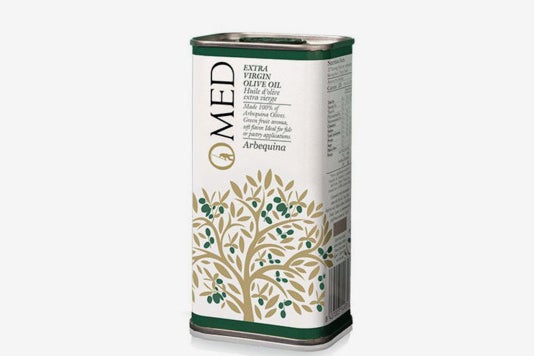 O-Med Arbequina Extra Virgin Olive Oil.