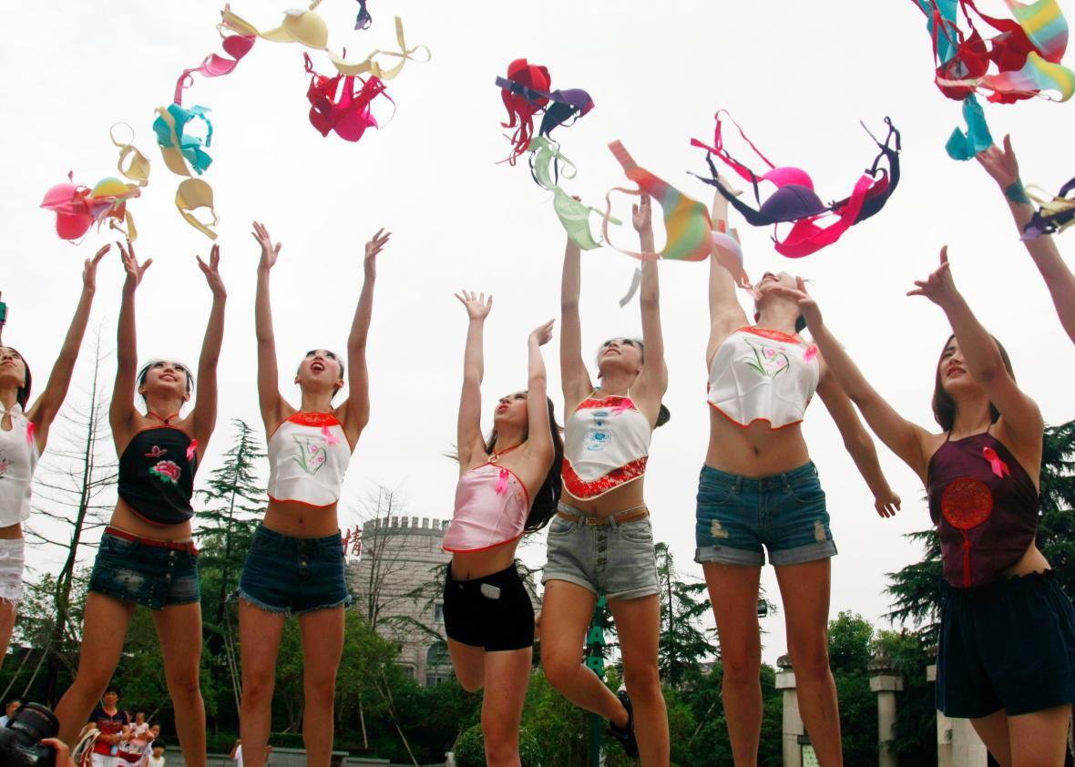 NoBraDay: Women go bra-free to create awareness for breast cancer