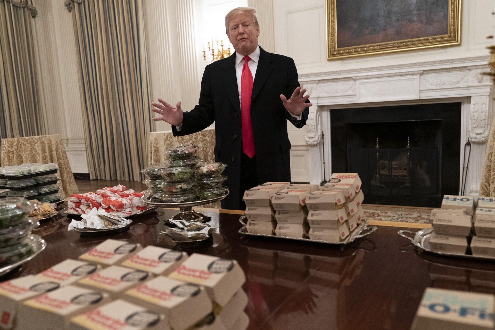 Take Up the White House Burger: A poem about the fast food meal Donald ...