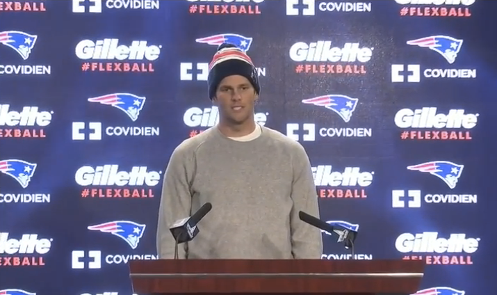 Tom Brady press conference: Ball denial.