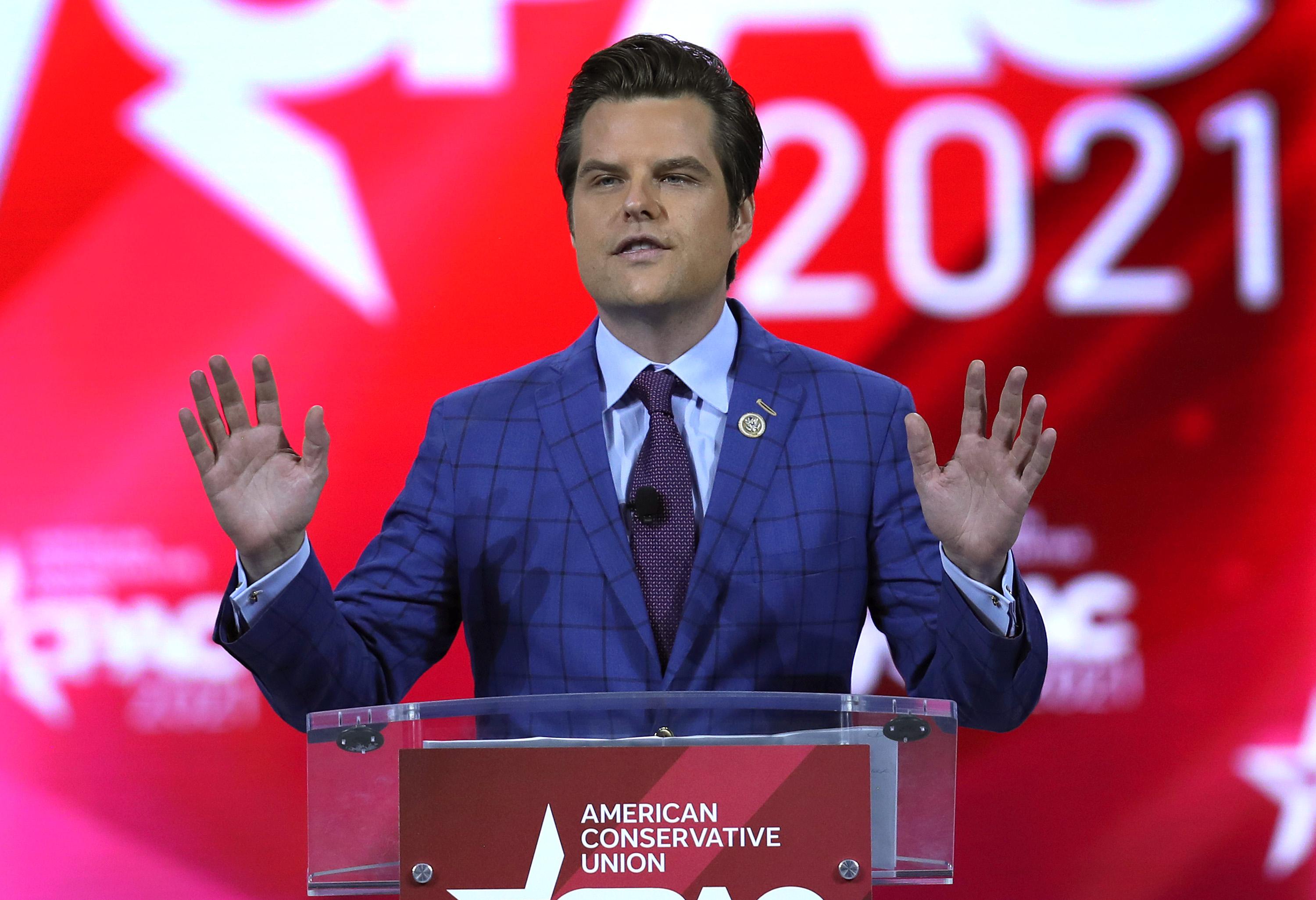 Matt Gaetz Is Reportedly Under Federal Investigation Over an Alleged Sexual Relationship With a 17-Year-Old Girl
