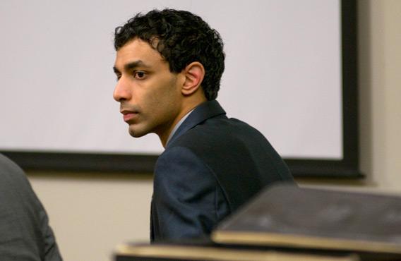 Dharun Ravi, a Rutgers University student charged with bias intimidation against his gay roommate.