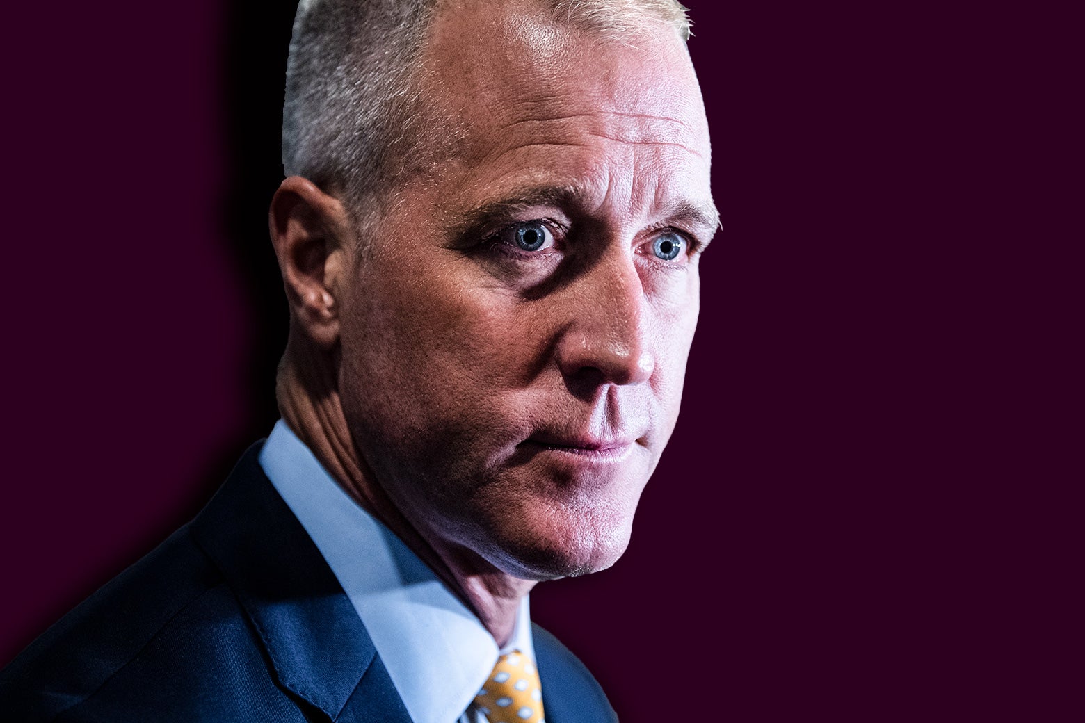 A close-up photo of the face of DCCC chair, Sean Patrick Maloney.