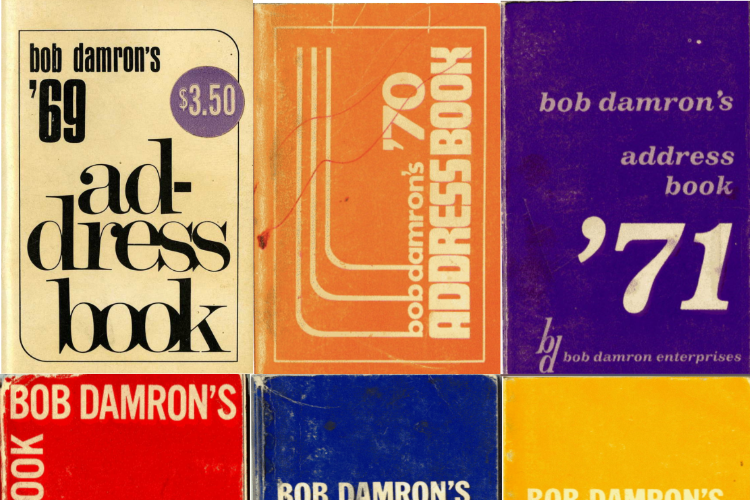 Various covers from the Dameron's Address book series.