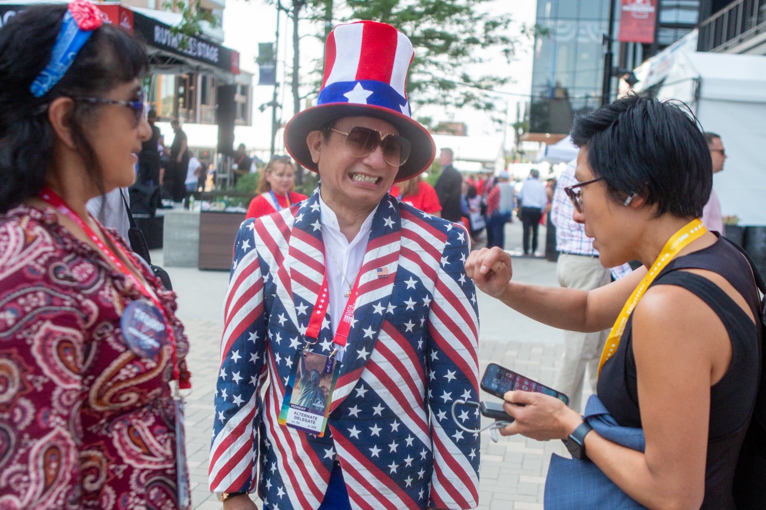 A man at the RNC. 