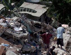 What happens to Haitian earthquake victims whose limbs were crushed?