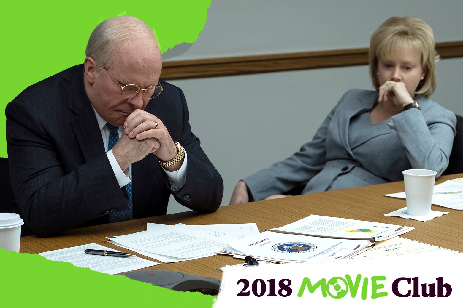 Christian Bale stars as Dick Cheney and Amy Adams stars as Lynne Cheney in Adam McKay’s Vice.