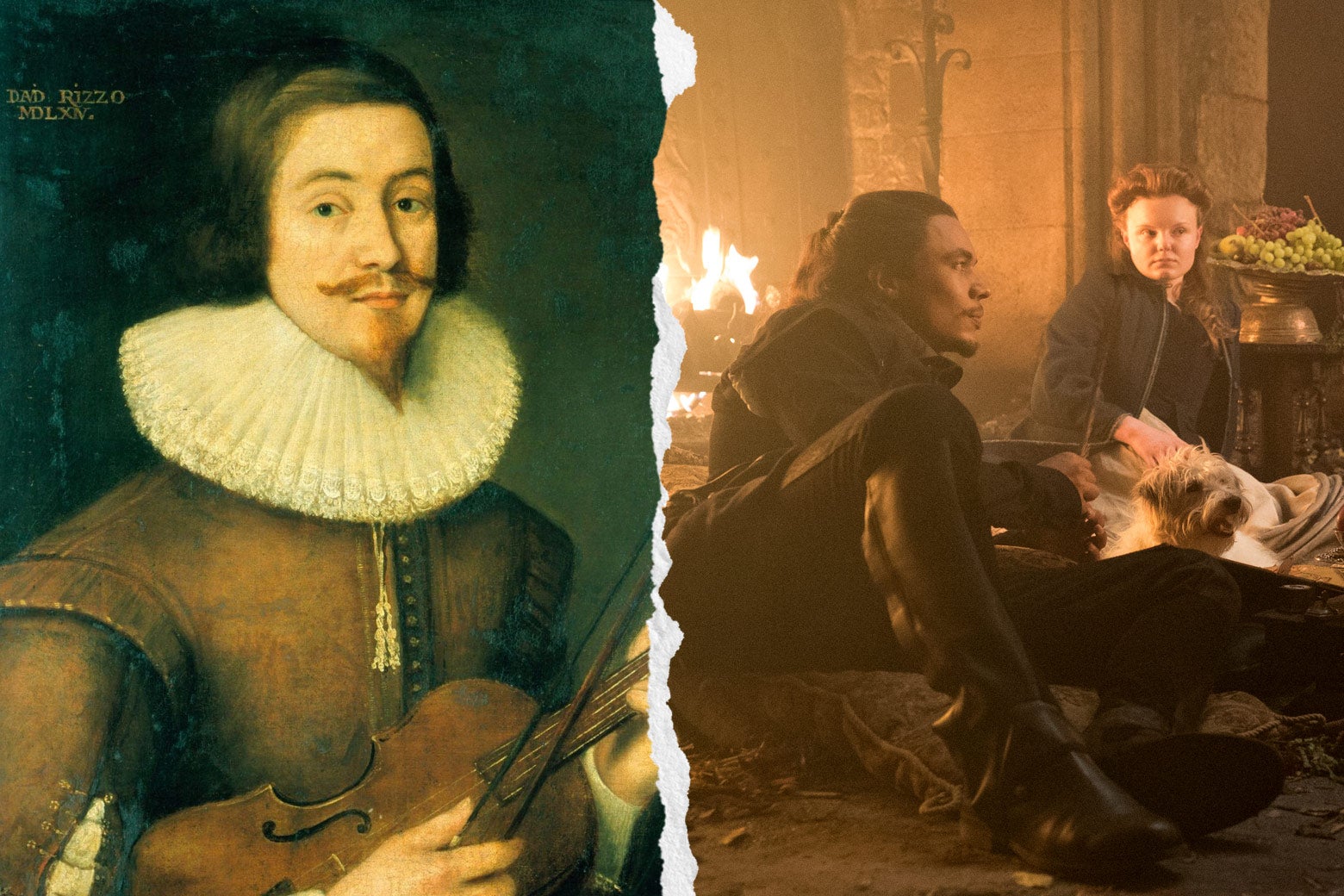 Portrait of David Rizzio, Ismael Cruz Cordova as Rizzio