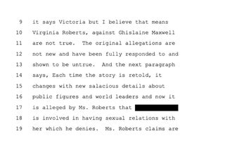 Ghislaine Maxwell deposition redactions: How to crack them.