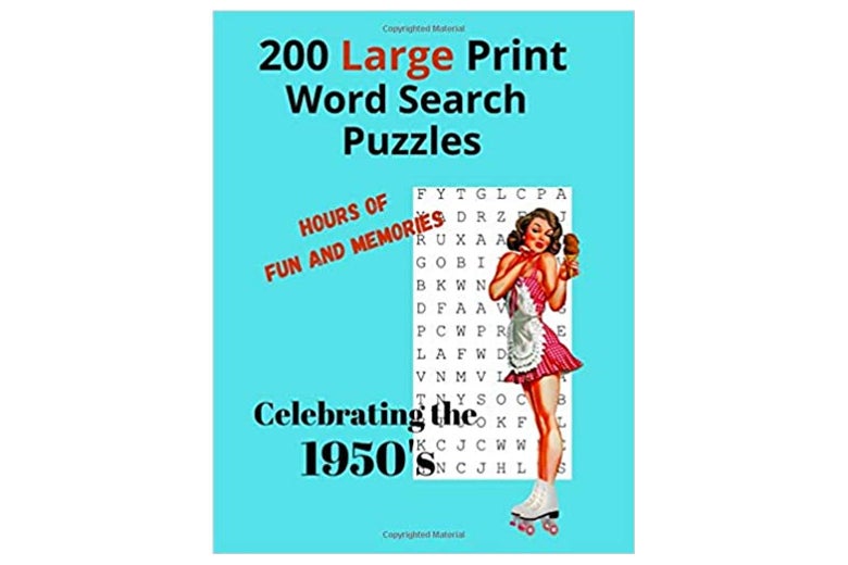 200 Large Print Word Search Puzzles—1950's: Hours of Fun and Memories Celebrating the 1950's