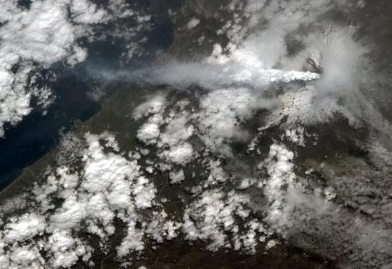 Mount Etna seen from space