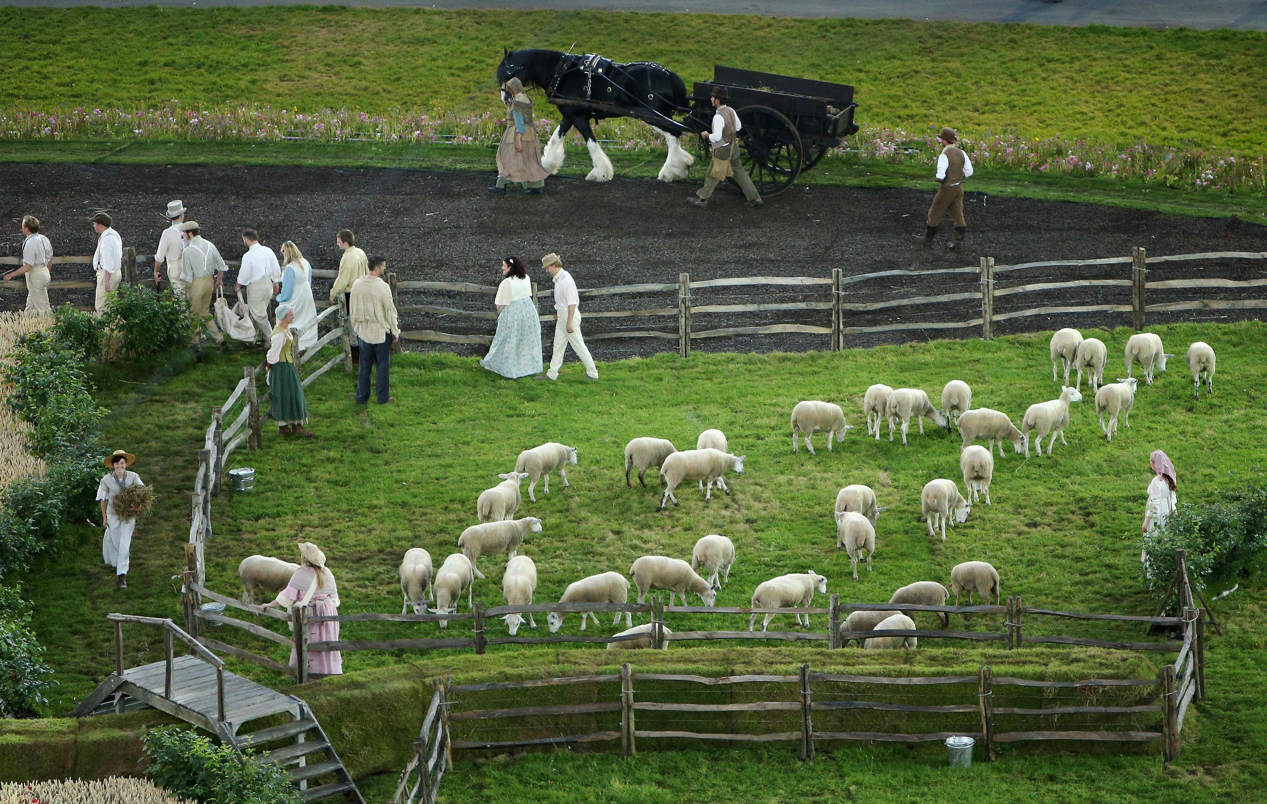 A pastoral opening ceremony