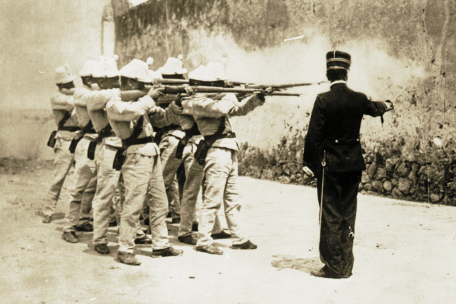 a firing squad