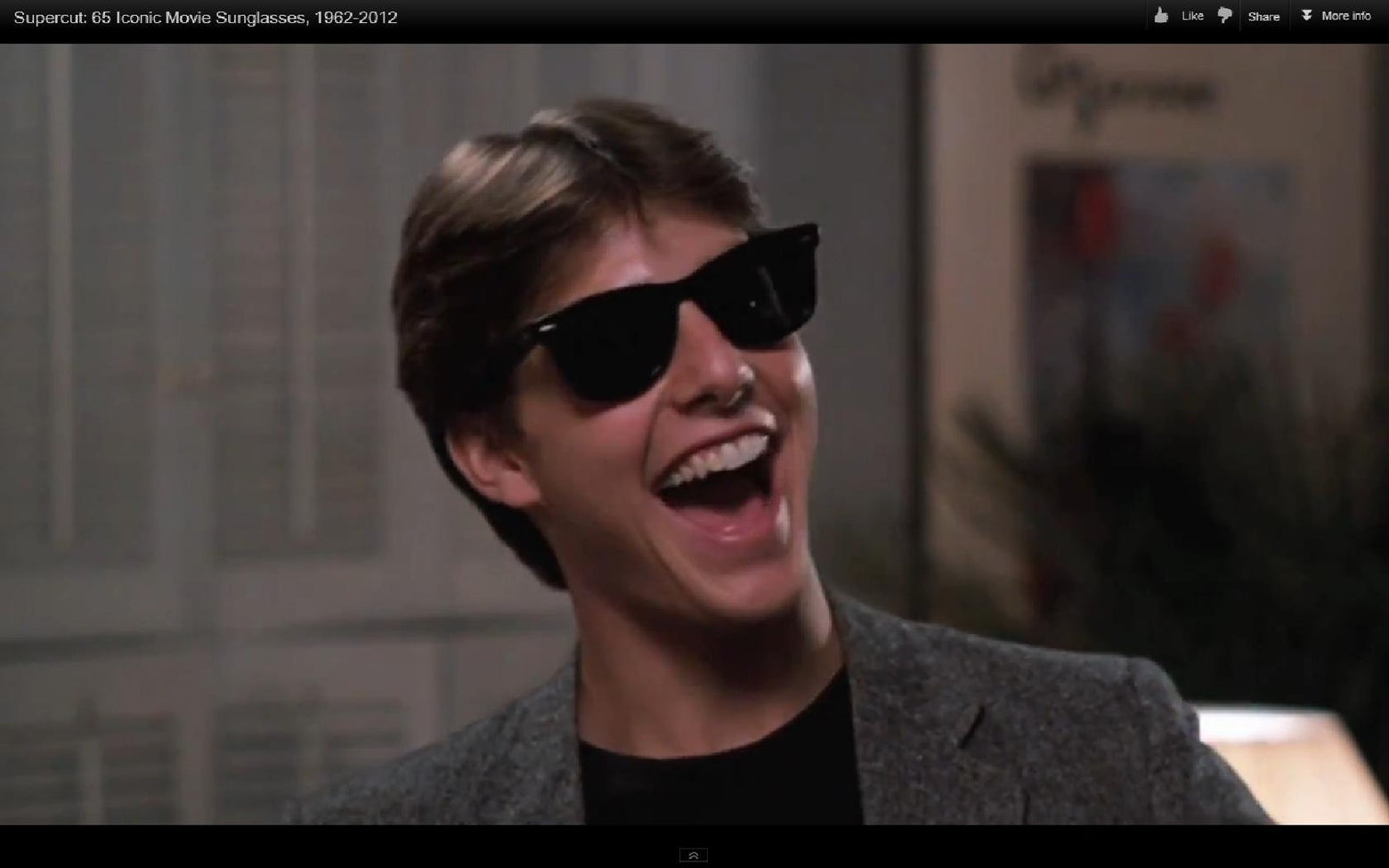 Sunglasses in the movies supercut the very best movie shades. (VIDEO)