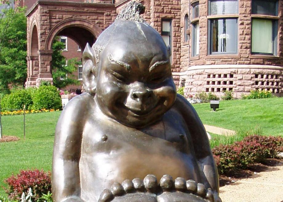 Saint Louis University's Billiken mascot was a Popular tchotchke long