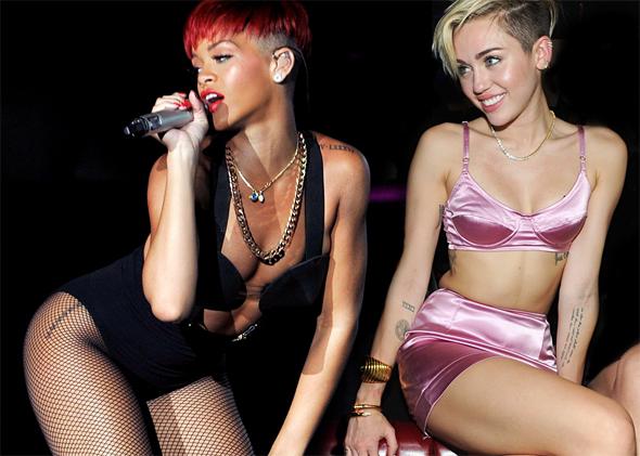 Rihanna, Miley Cyrus
