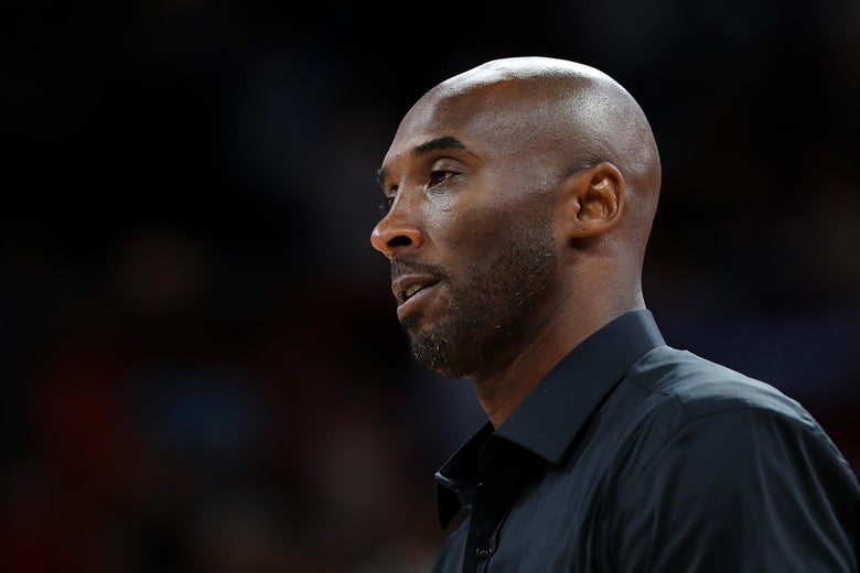 Kobe Bryant at a ceremony during FIBA World Cup 2019.