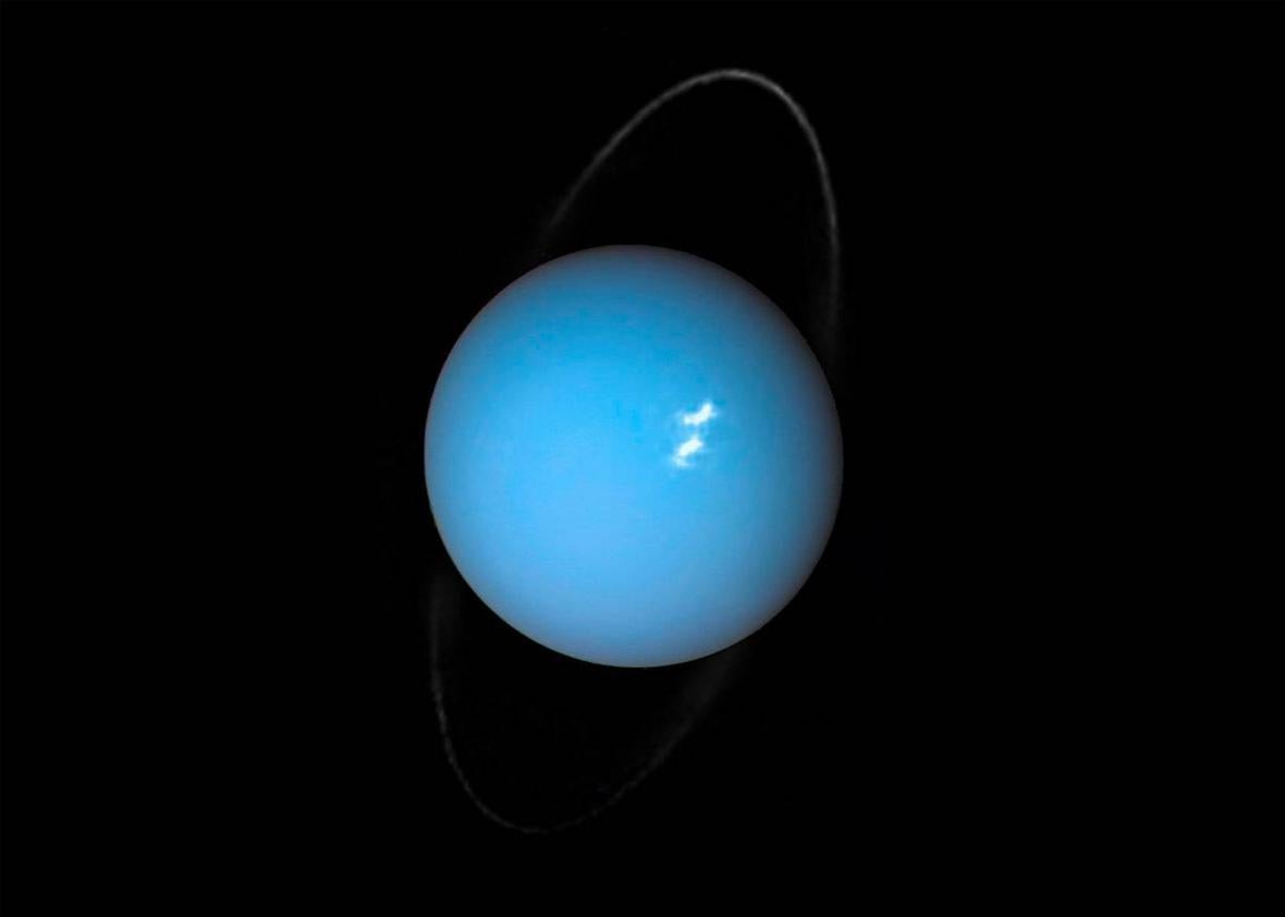 uranus from telescope