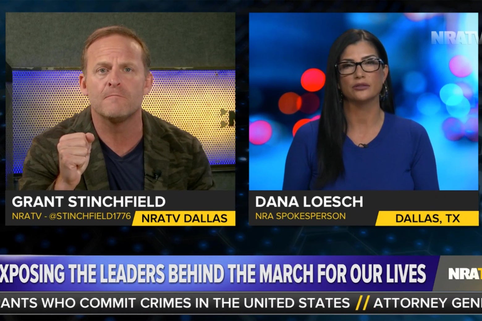 Grant Stinchfield and Dana Loesch discuss the March for Our Lives on NRA TV.