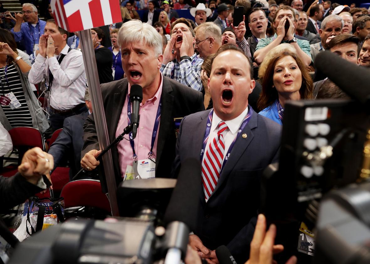 Watching The GOP Nominate Donald Trump With Sen. Mike Lee.