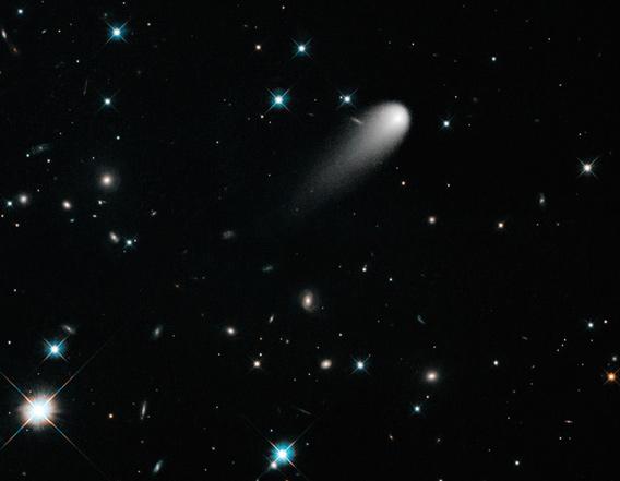 Comet ISON from Hubble