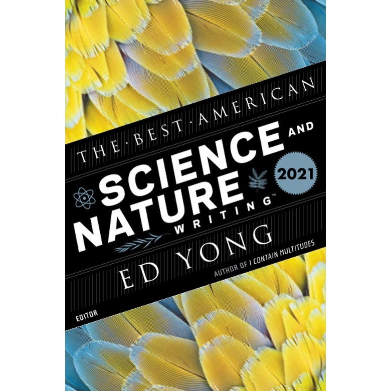 The cover of The Best American Science and Nature Writing of 2021.
