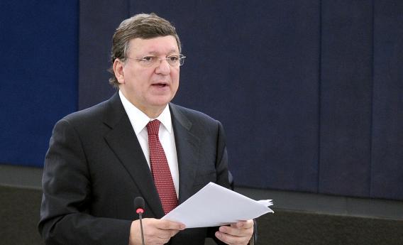 European Commission President Jose Manuel Barroso delivers a speech during a debate on July 2, 2013, at the European Parliament in Strasbourg, eastern France.