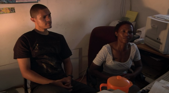 Trevor Noah and his mother Patricia in You Laugh But It's True, now streaming on Netflix.