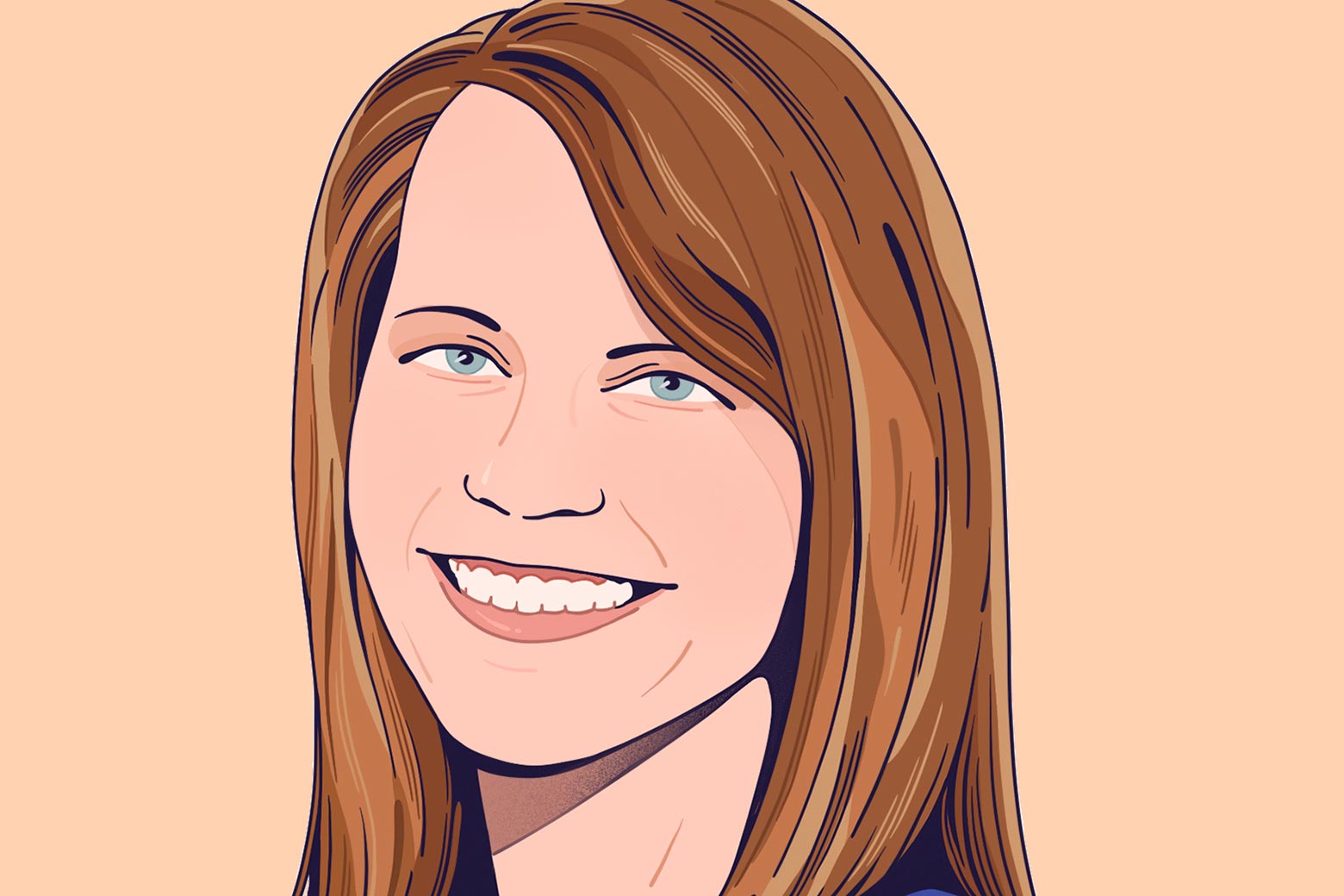 41-year-old woman smiling