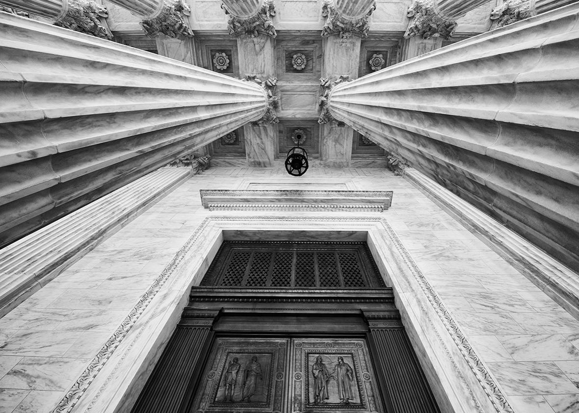 Entrance to the Supreme Court.