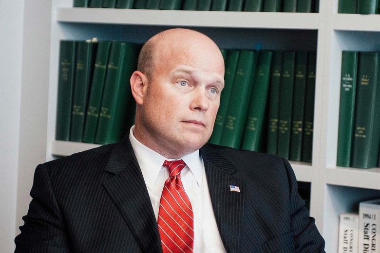 Acting Attorney General Matt Whitaker