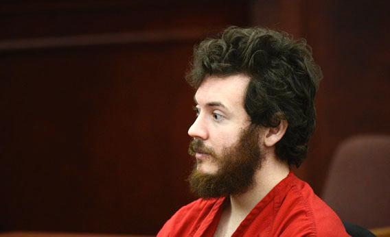 Aurora, Colo., theater shooting suspect James Holmes sits in the courtroom during his arraignment in Centennial, Colo., on March 12, 2013.