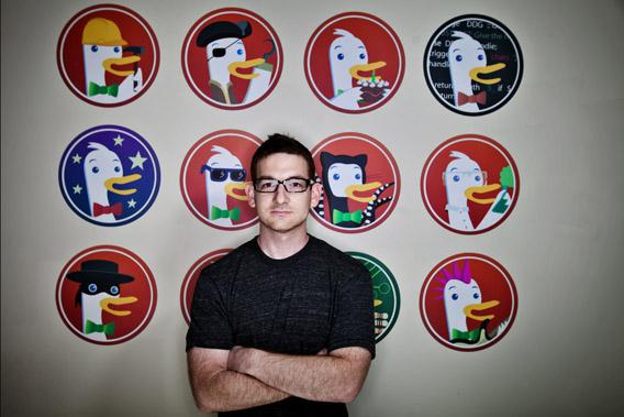Gabriel Weinberg is the creator of duckduckgo.com, a search engine that does not track users history and information. 