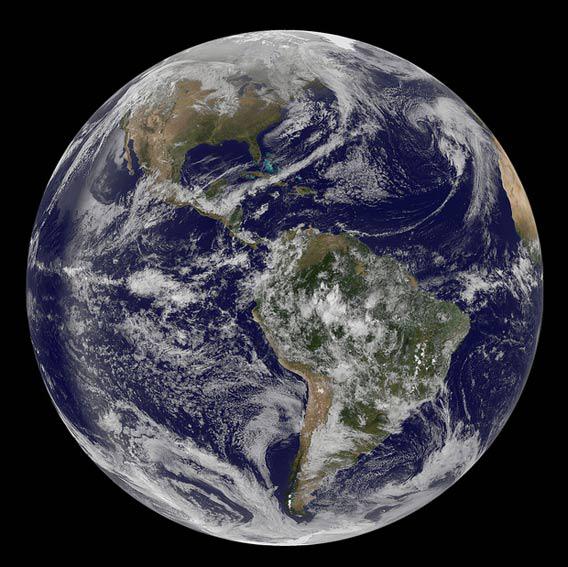 Pi Day: A picture of the Earth’s hemisphere to celebrate math nerd day