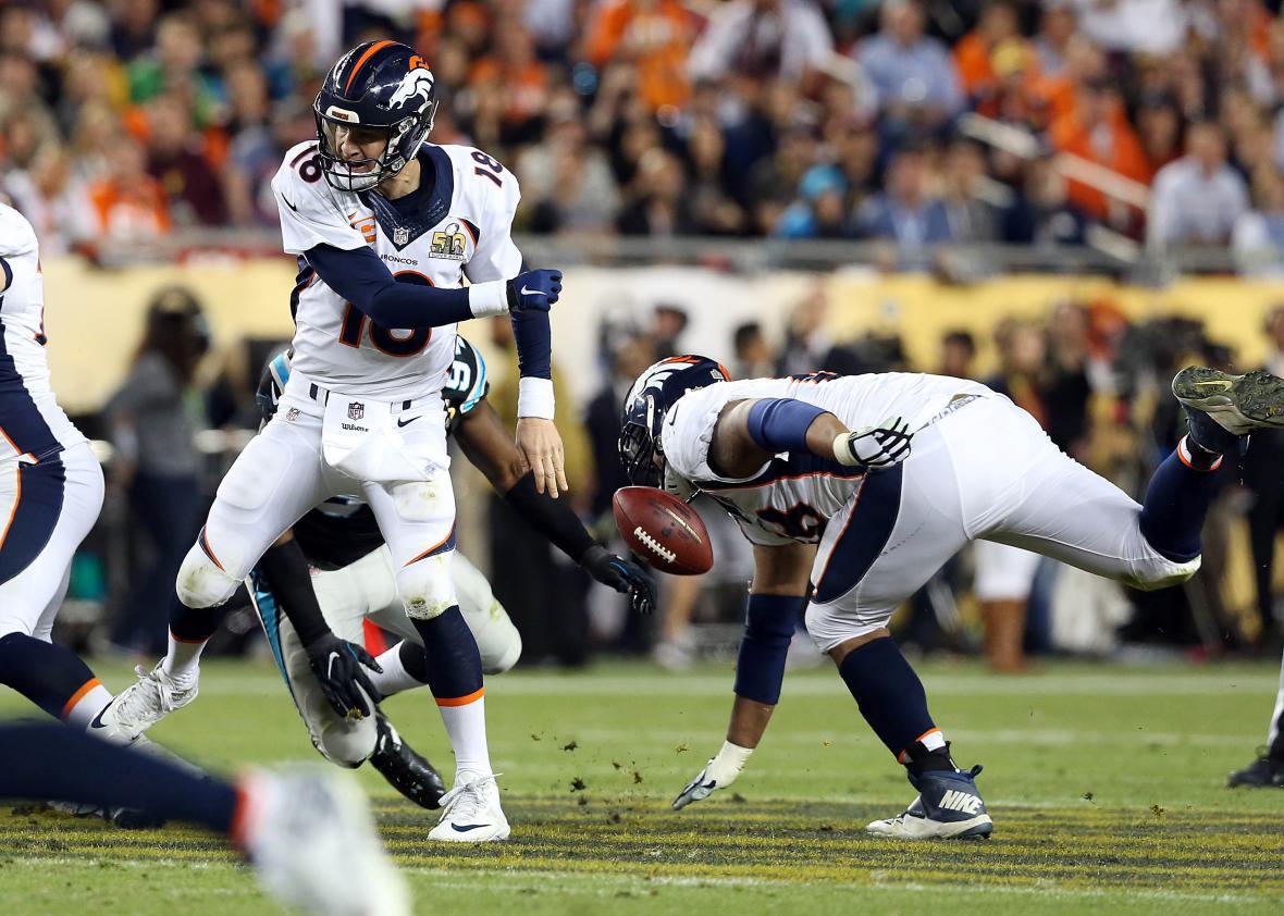 The Denver Broncos win one of the worst Super Bowls ever.