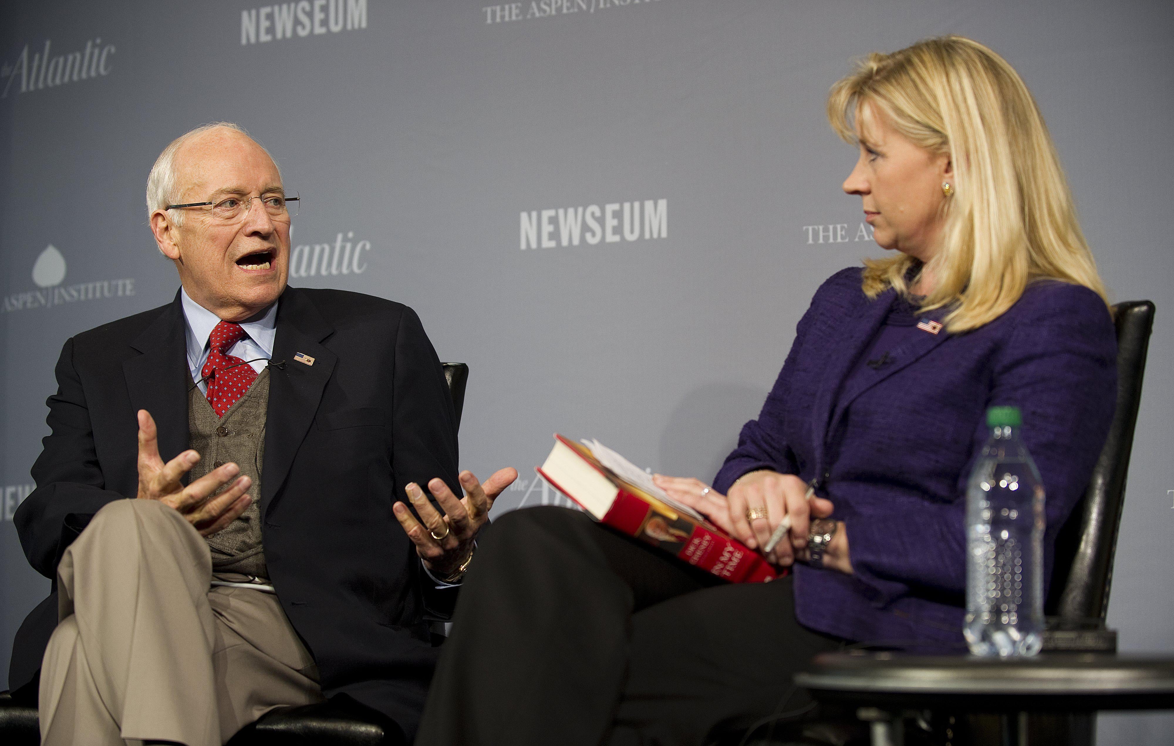 Dick Cheney Former VP weigh releases statement about daughters Liz and Marys public fight. image