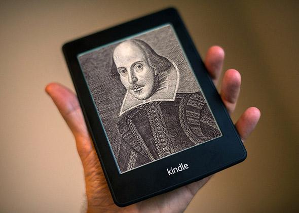 Shakespeare on a Kindle.