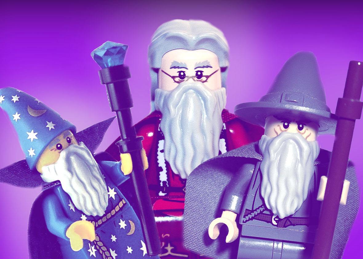 Merlin, Dumbledore and Gandalf.