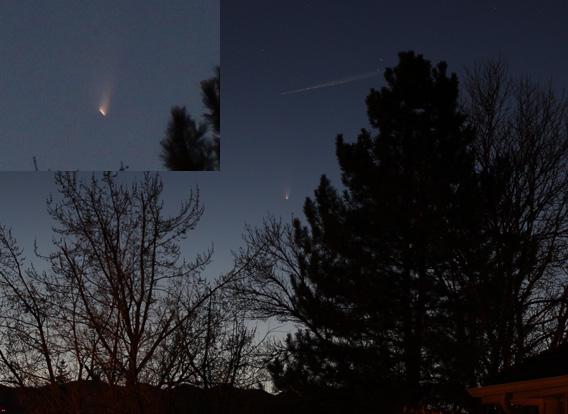 Comet over Boulder