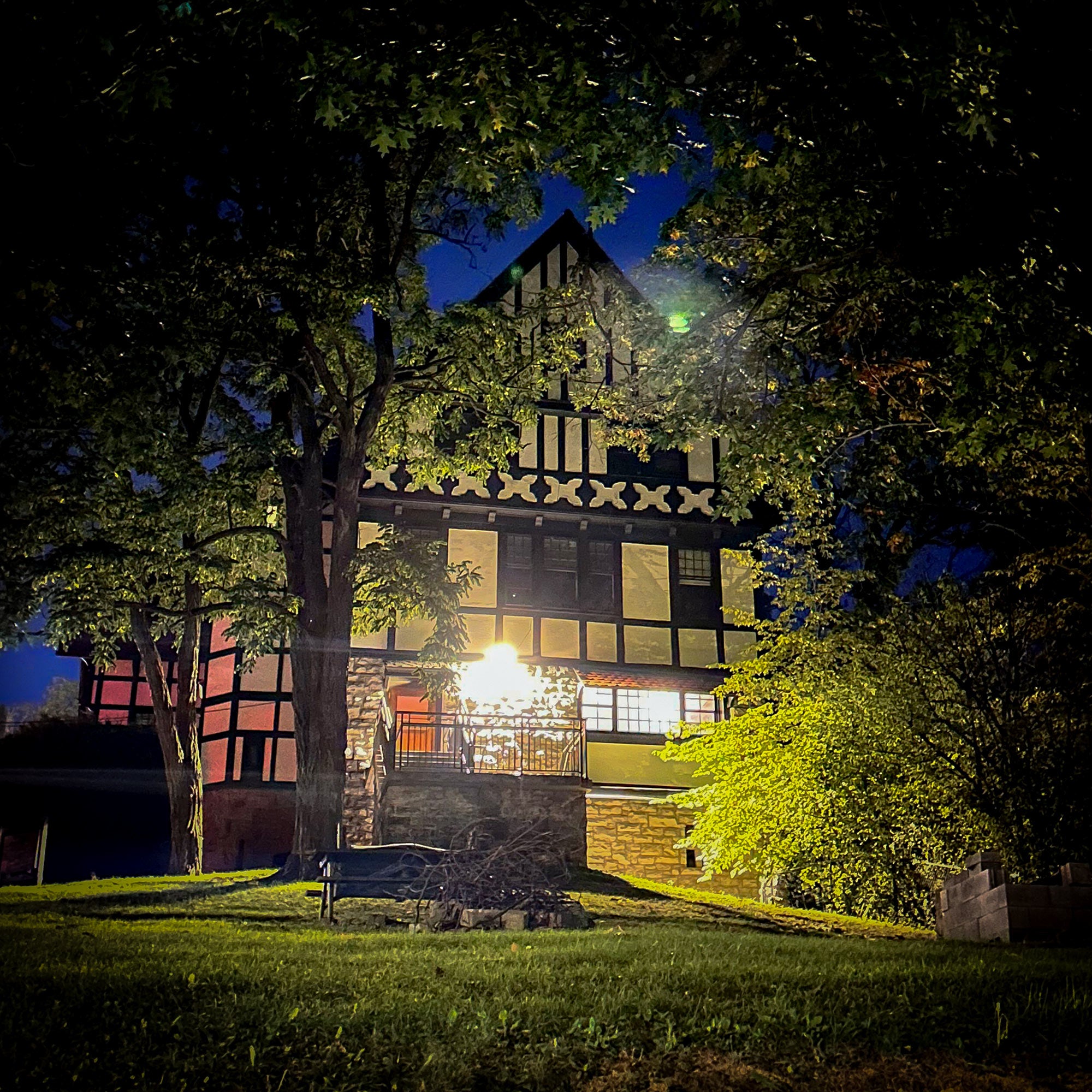 The Chi Phi fraternity house.
