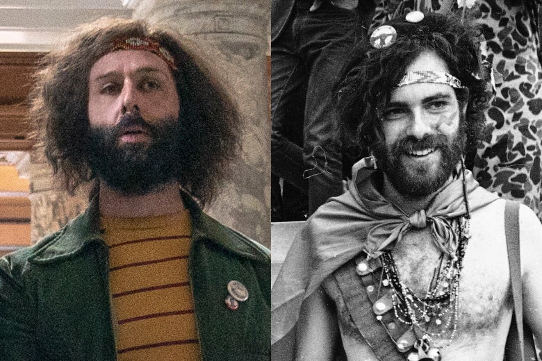 Jeremy Strong as Jerry Rubin, and Jerry Rubin.