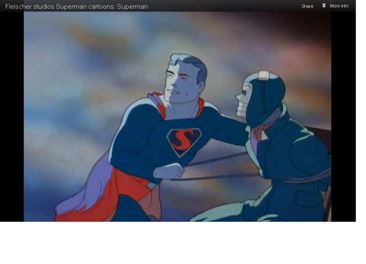 Superman cartoon short from 1941: Watch the great Fleischer Studios cartoon,  newly restored. (VIDEO)