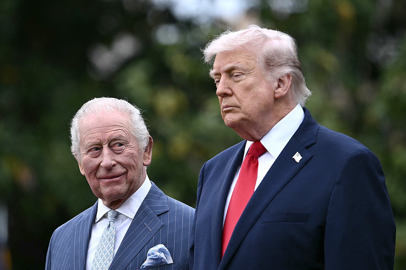 Trump couldn’t resist one royal mistake with King Charles.