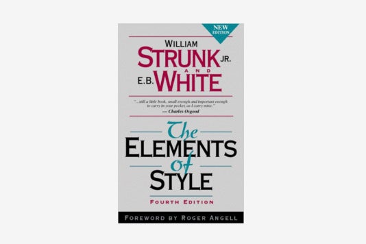 The Elements of Style.